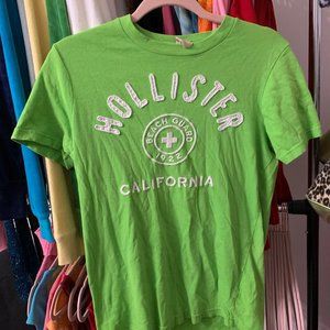 Lime Green HOLLISTER tee 💚